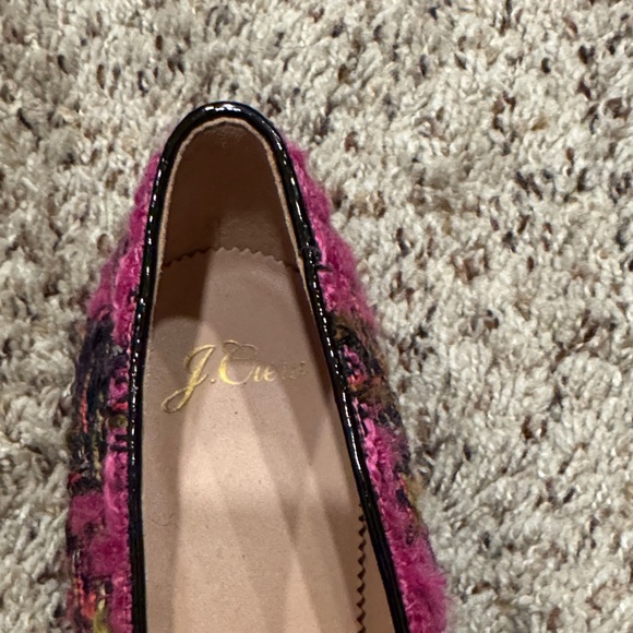 J. Crew Pink and Black Tweed Flats - Picture 2 of 6